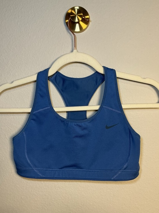 Nike Tops - Nike Royal Blue Racerback Sports Bra with Black Swoosh